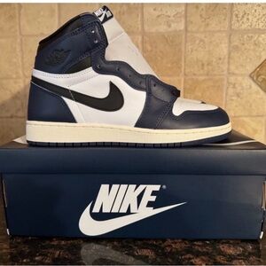 Jordan 1 Retro High OG (2024) "Midnight Navy" Size 7Y New OG All
